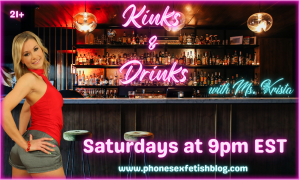 Kinks & Drinks logo Saturdays at 9pm EST