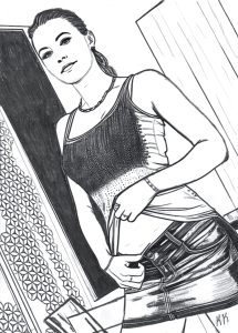 Custom Artwork of Ms. Krista