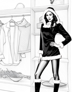 A Sissy Christmas Dream Image of Meshelle by Women's Clothing