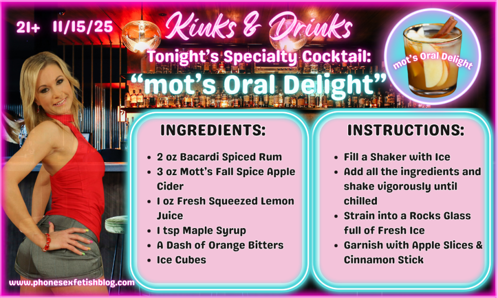Kinks & Drinks: An Adult Podcast Graphic-Drink